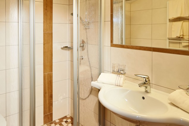 Badezimmer im Appartement